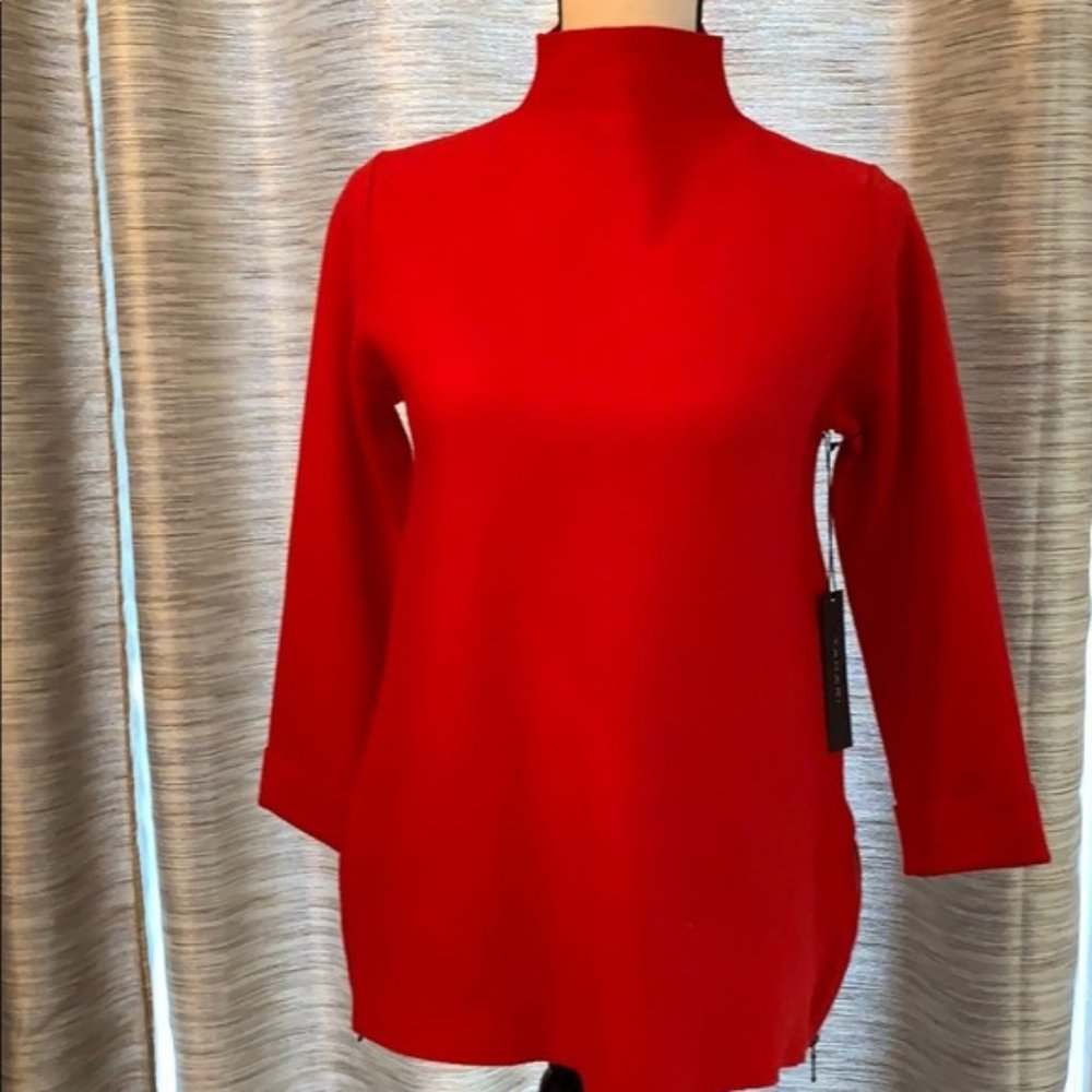 Tahari Red Sweater